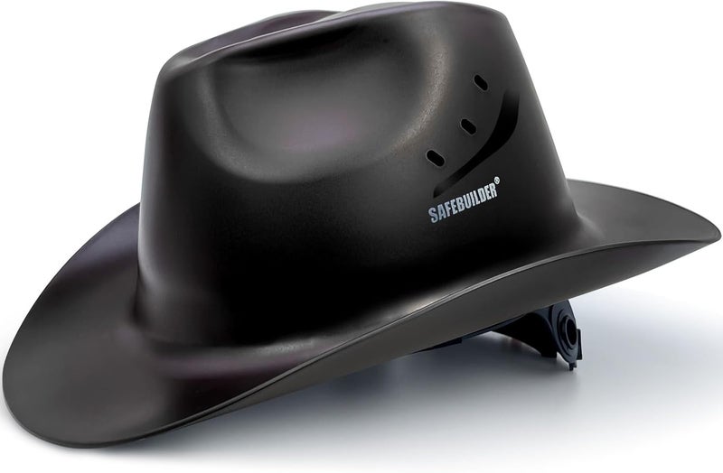 SAFEBUILDER Cowboy Style Hard Hat Class C Safety Helmet Vented Full Brim Hard Hats Work Safety Helmet for Men and Women Outdoor,Industrial,Construction Head Protection- ANSI Approved - Image 1